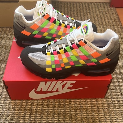Nike Air Max 95 Woven Big Bubble "Hyper Pink/Green Strike"