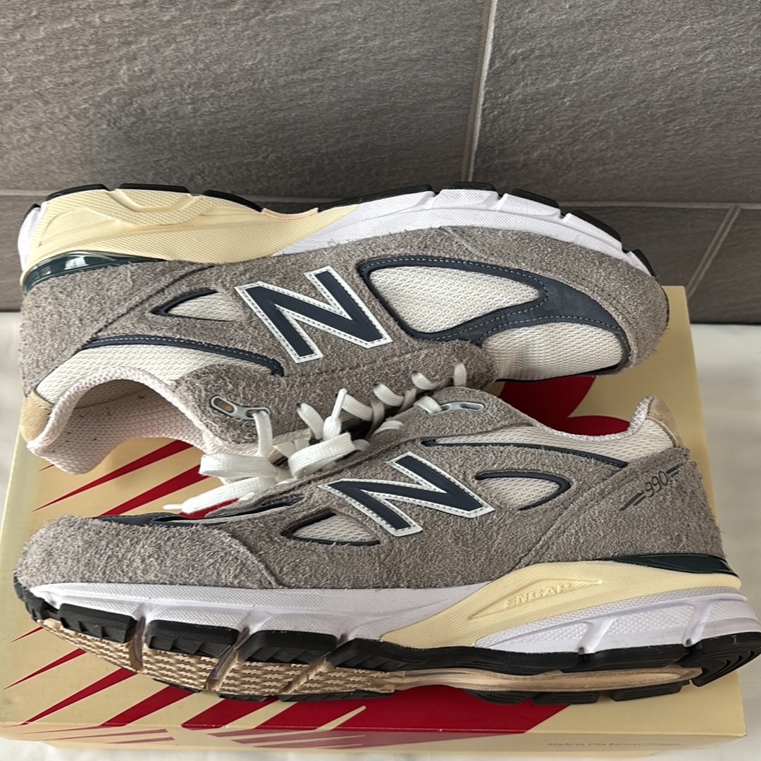New Balance 990V4 "Gray/Slate Blue"