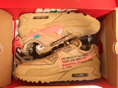 Off-White × Nike Air Max 90 "Desert Ore"