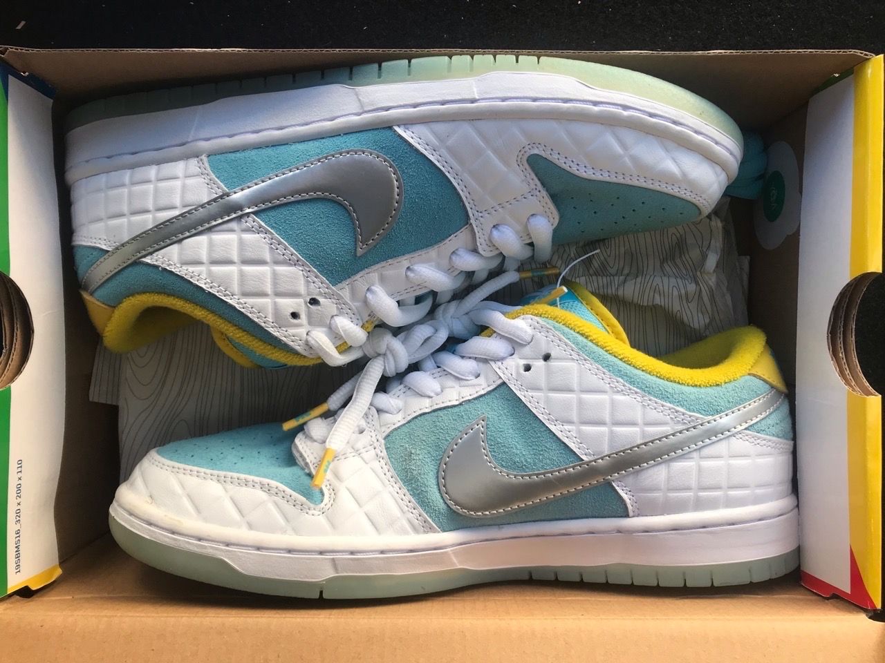 FTC × Nike SB Dunk Low "White/Blue"