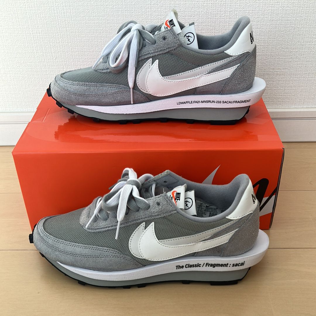 Fragment × sacai × Nike LD Waffle "Light Smoke Grey"