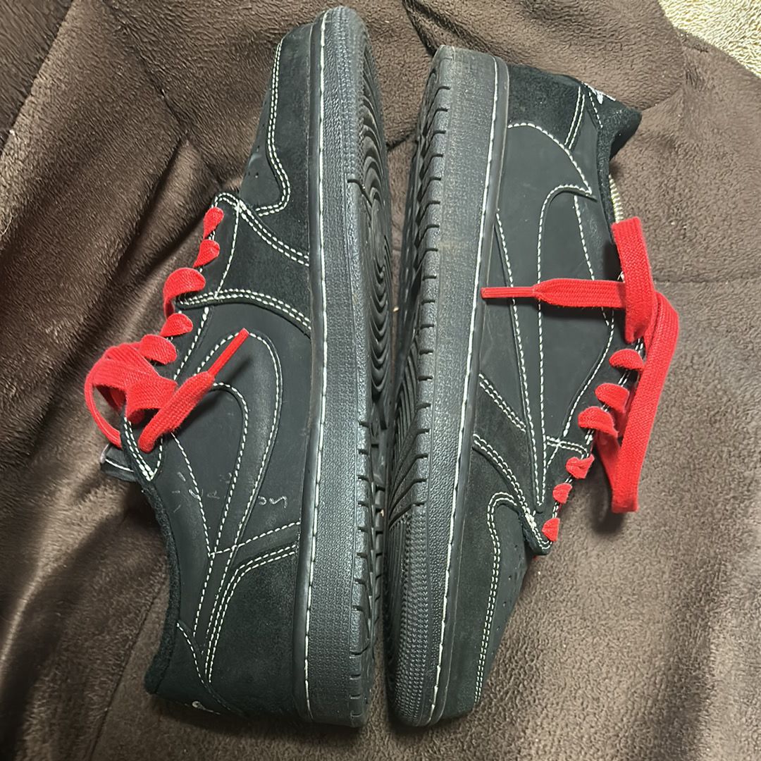 Travis Scott × Nike Air Jordan 1 Low OG SP "Black Phantom"