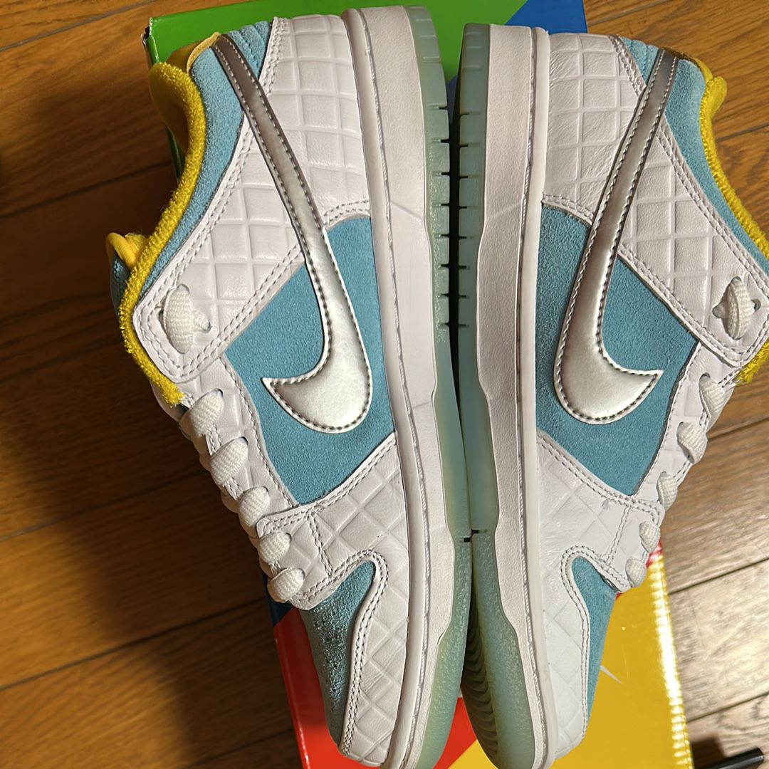 FTC × Nike SB Dunk Low "White/Blue"