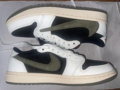 Travis Scott × Nike Women's Air Jordan 1 Low OG "Medium Olive"