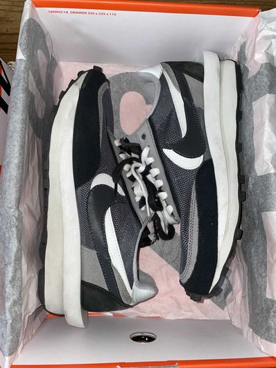 sacai × Nike LD Waffle "Black"