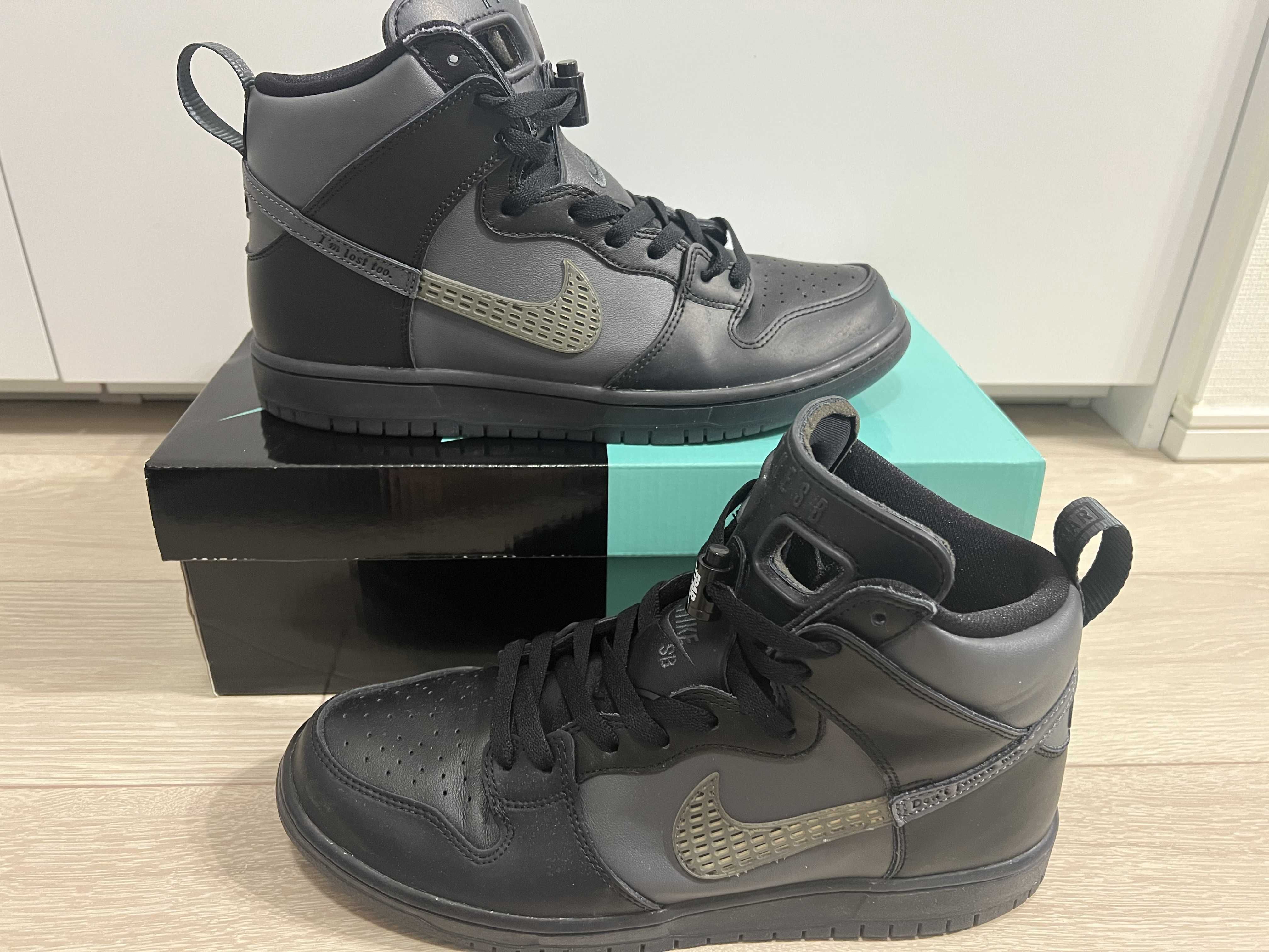 Nike SB Dunk High Pro PRM "Black"