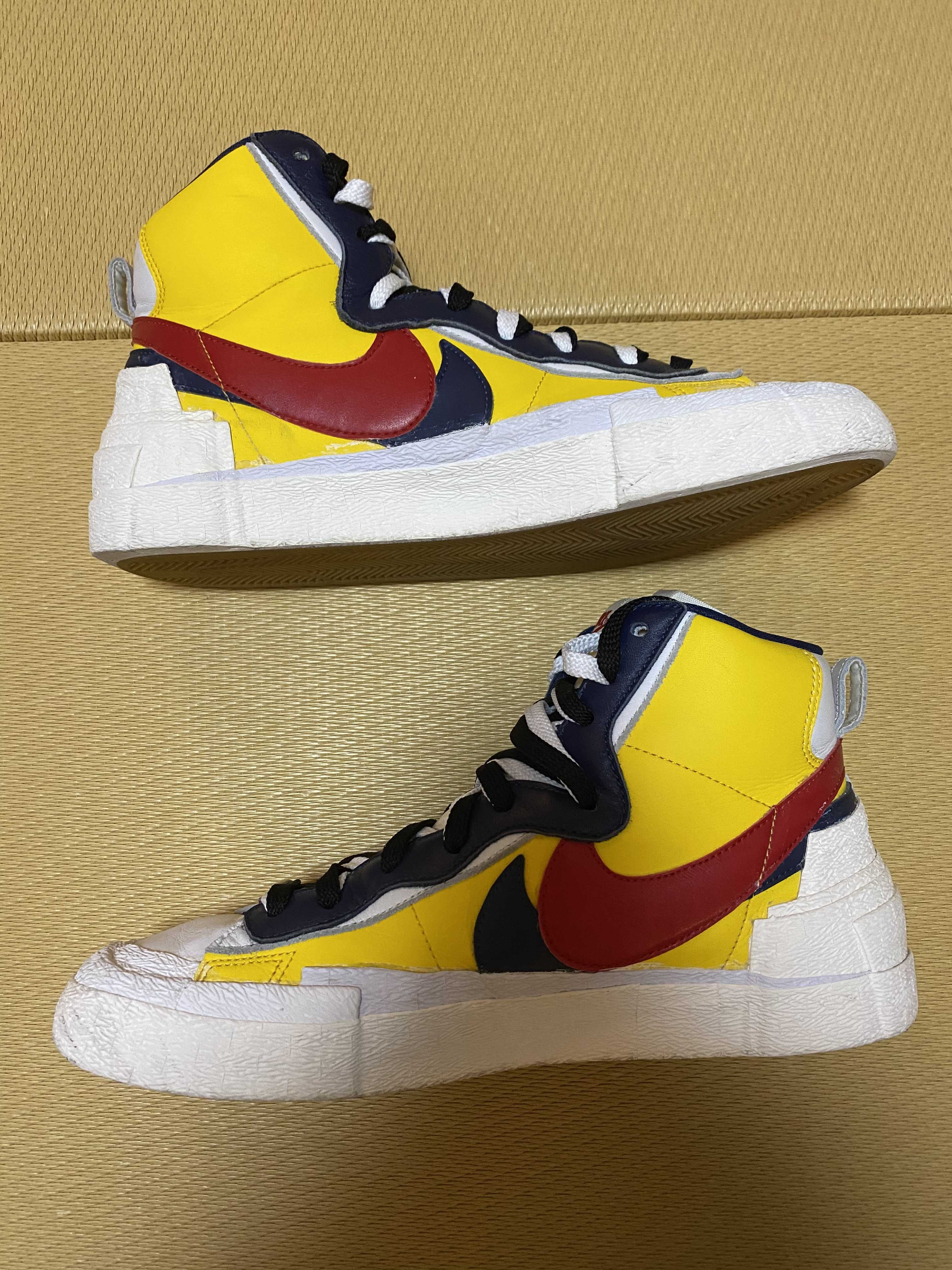 sacai × Nike Blazer Mid "Varsity Maize/Varsity Red"