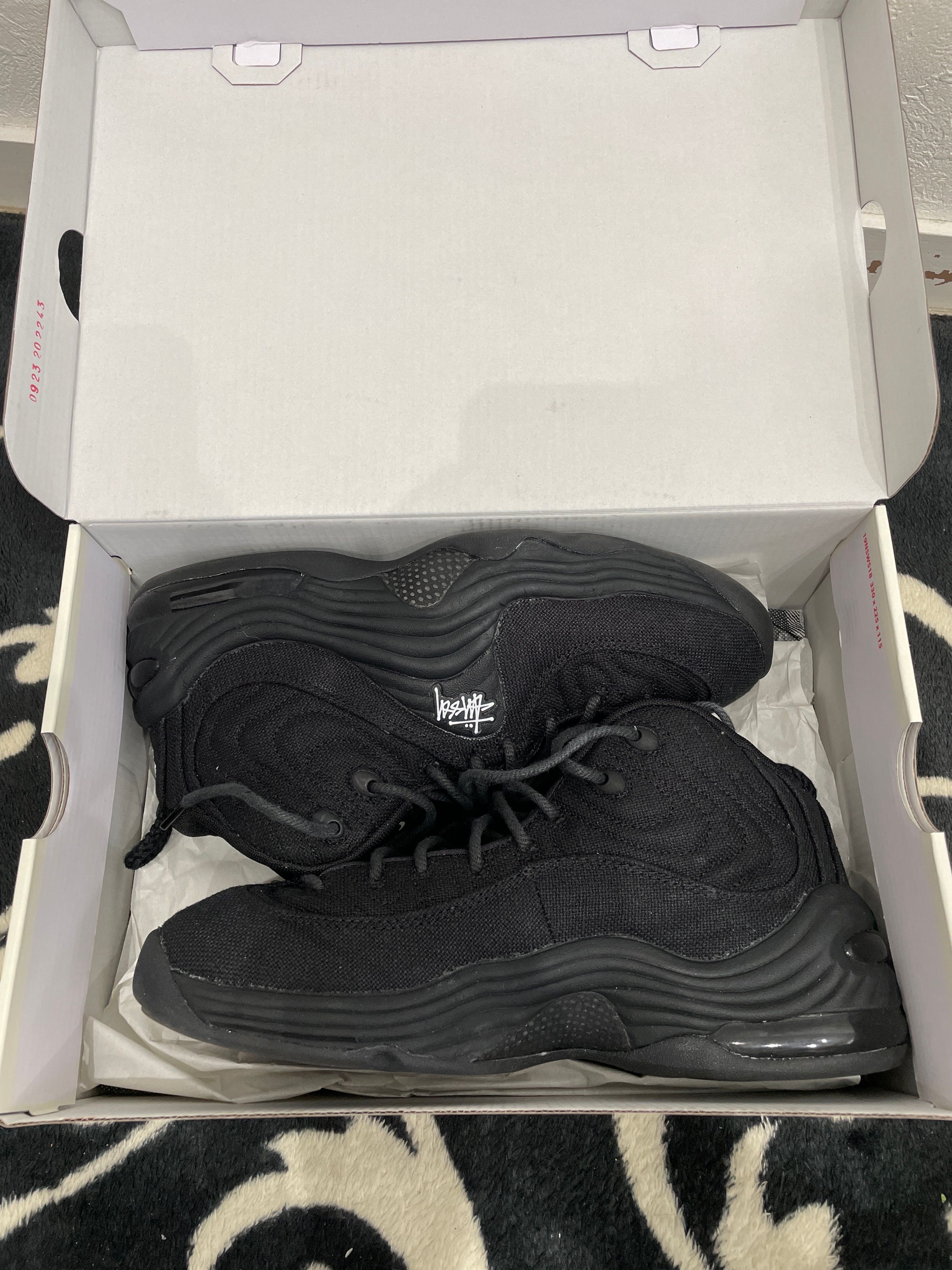 Stussy × Nike Air Penny 2 "Black"