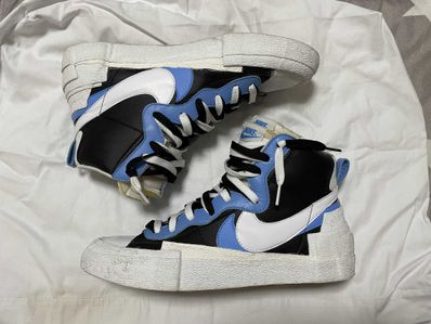 sacai × NIKE BLAZER MID "BLACK / BLUE"