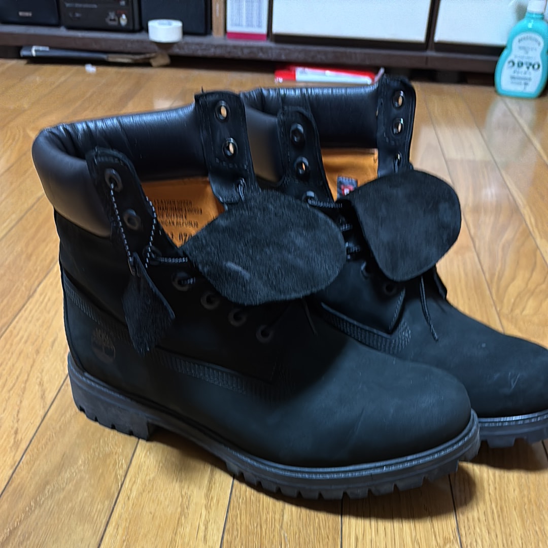 ティンバーランドブラック Timberland 6-INCH PREMIUM WATERPROOF BOOTS BLACK