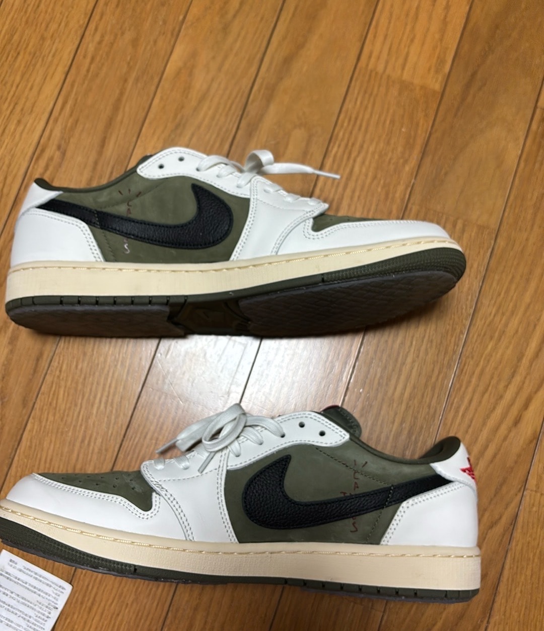 Travis Scott × Nike Air Jordan 1 Low OG SP "Reverse Olive"