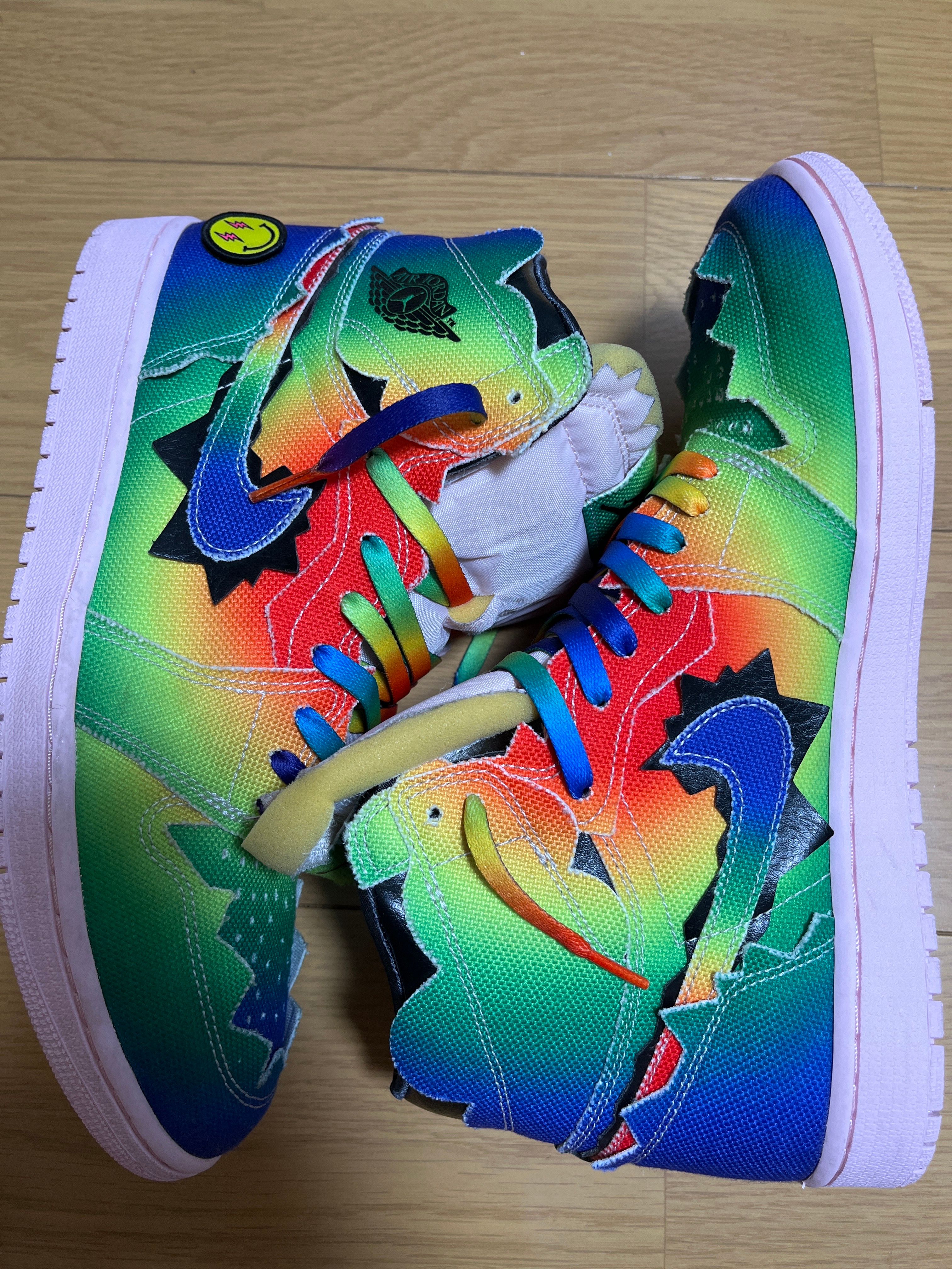 J Balvin × Nike Air Jordan 1 High OG "Rainbow"