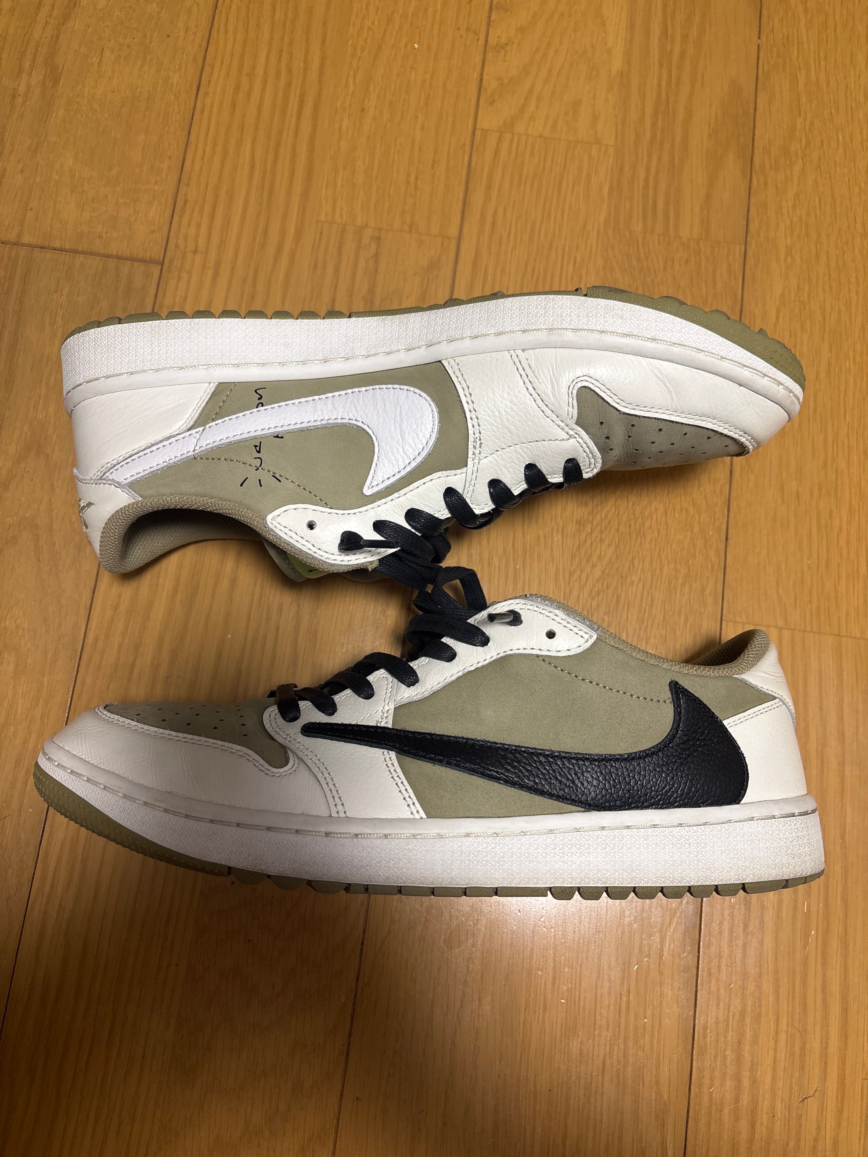 Travis Scott × Nike Air Jordan 1 Low Golf NRG "Neutral Olive"