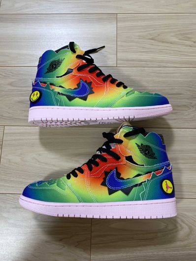 J Balvin × Nike Air Jordan 1 High OG "Rainbow"