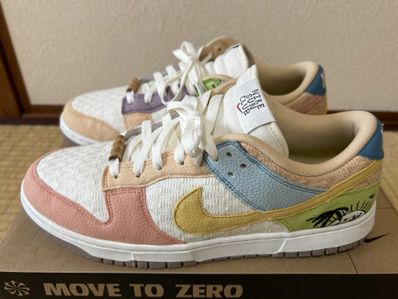 Nike Women's Dunk Low Sun Club "Sail/Sanded Gold/Light Madder Root"