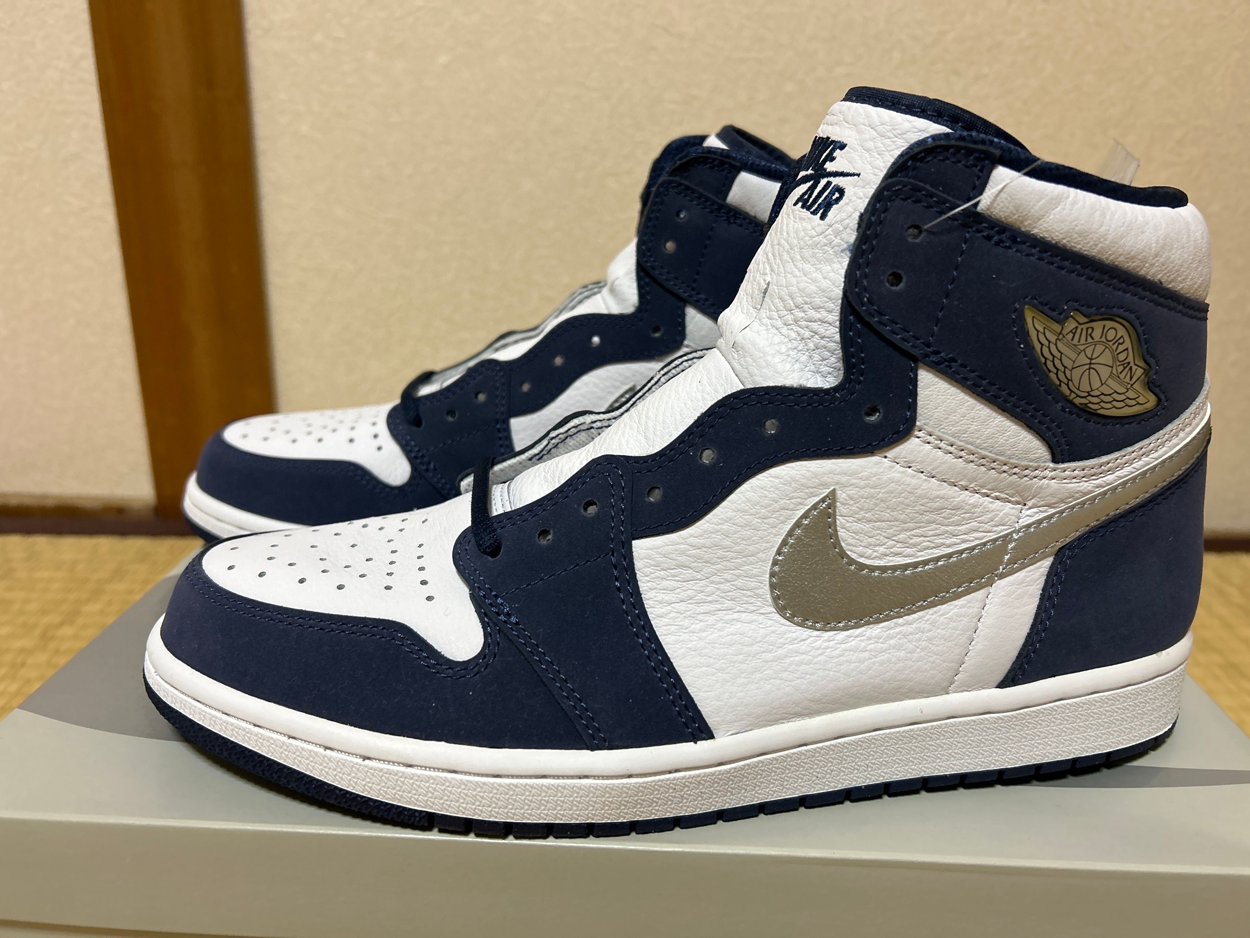 Nike Air Jordan 1 High OG CO.JP "White/Midnight Navy" (2020)(ブリーフケースなし)