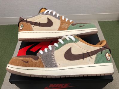 Zion Williamson × Nike Air Jordan 1 Low OG "Flax and Oil Green"