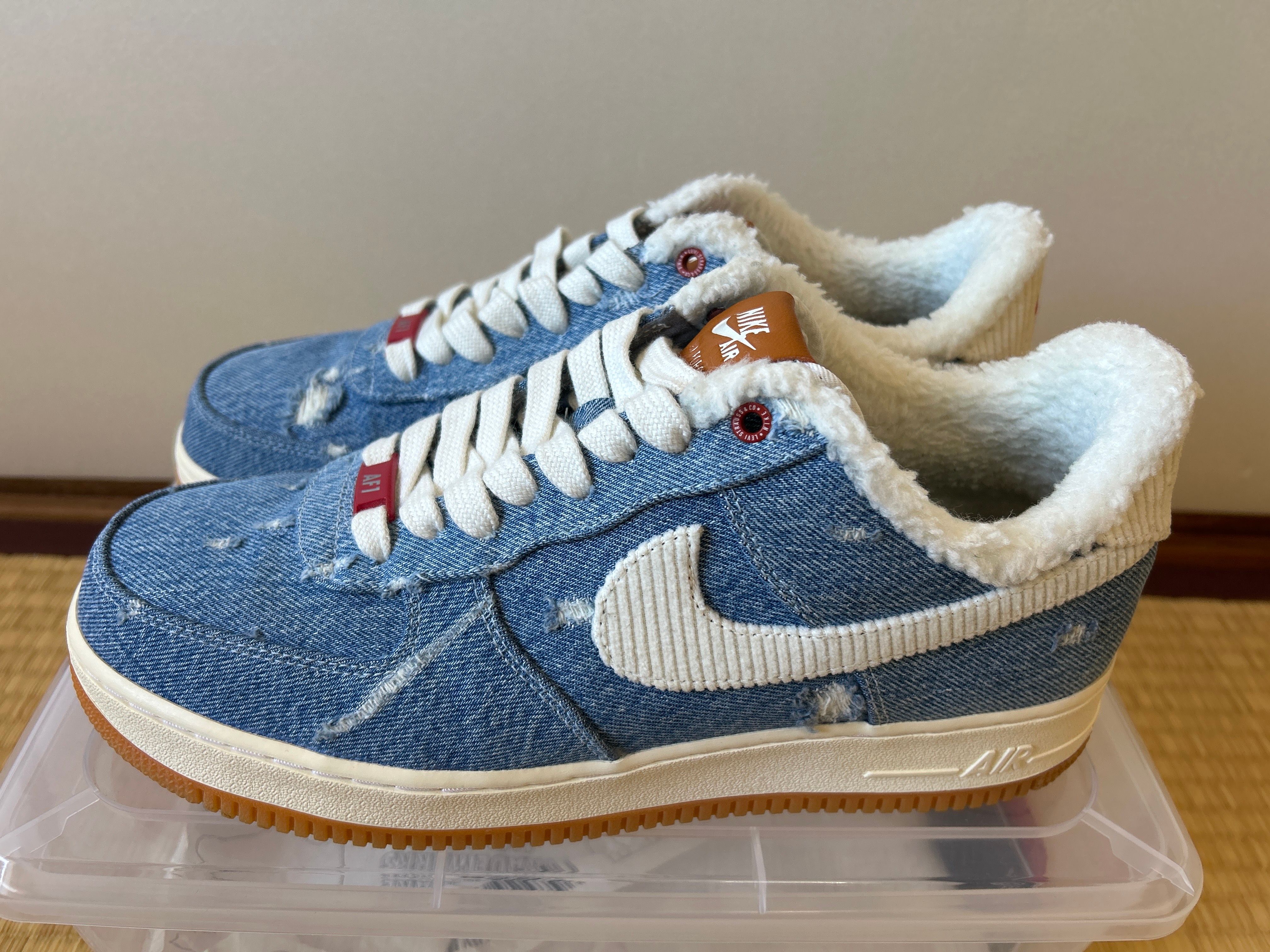 Levi’s®︎ × Nike Air Force 1 Low "White/Denim" (Nike By You)