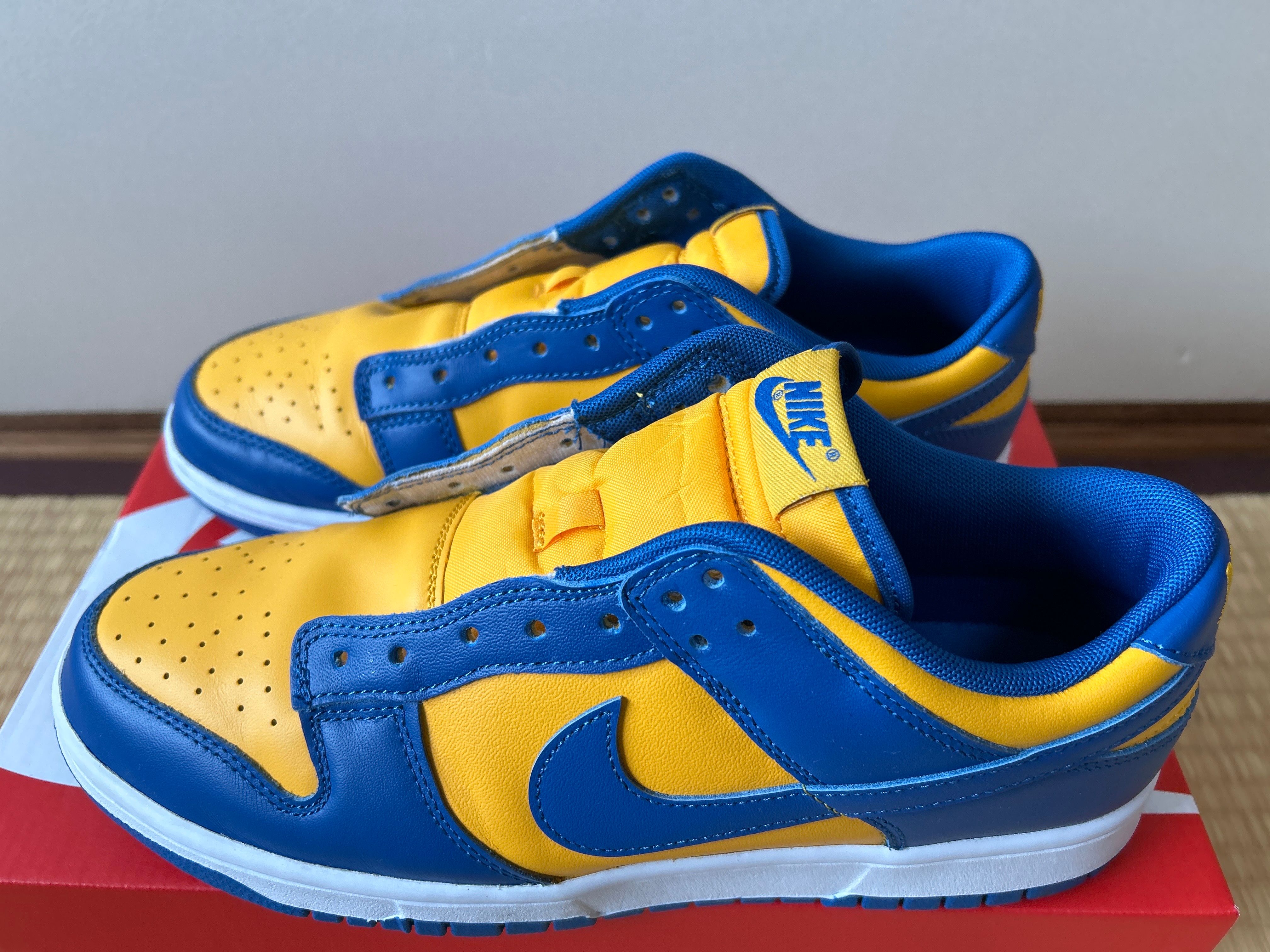 Nike Dunk Low "Blue Jay and University Gold"