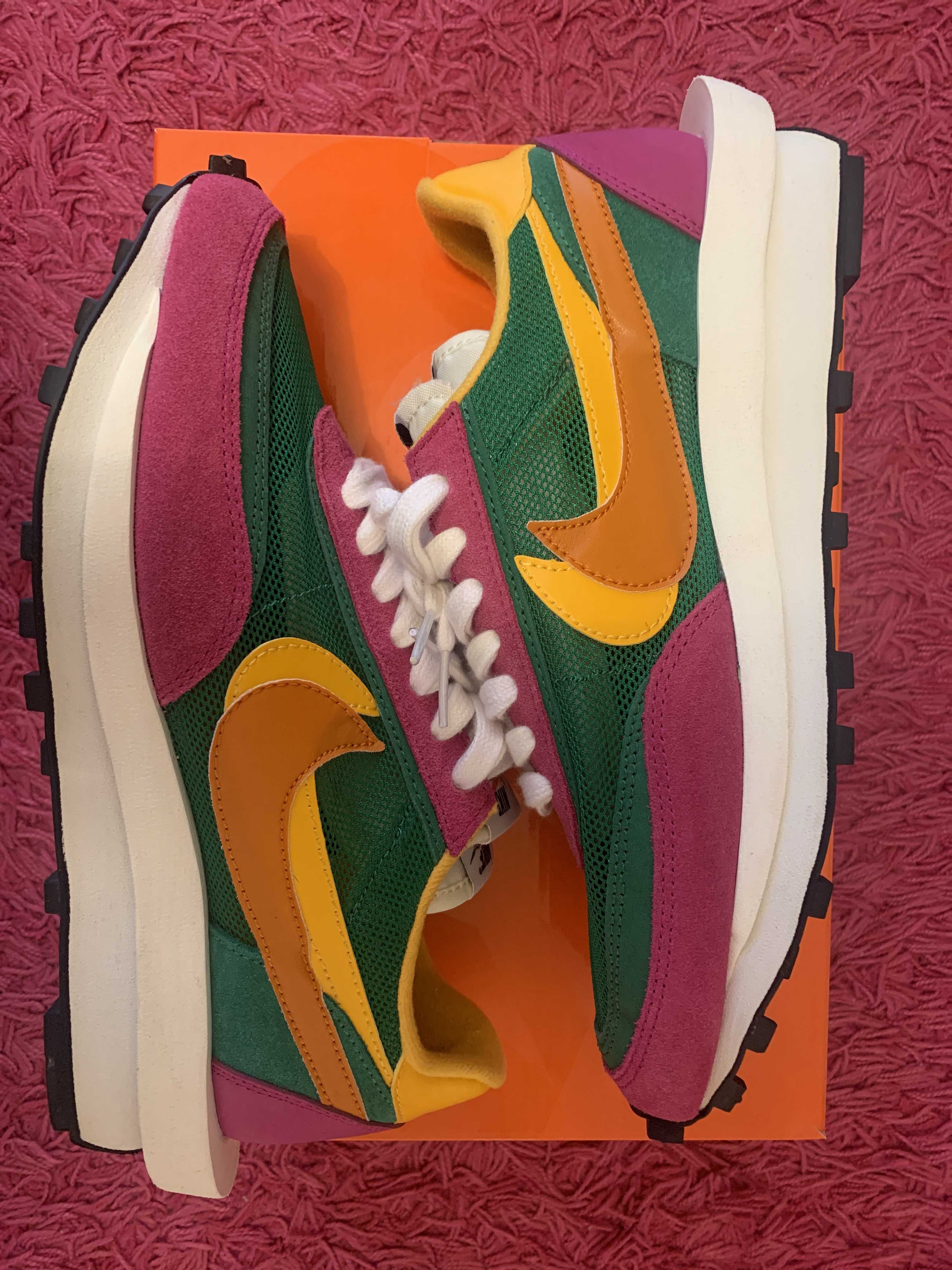 sacai × NIKE LDV WAFFLE "PINE GREEN"