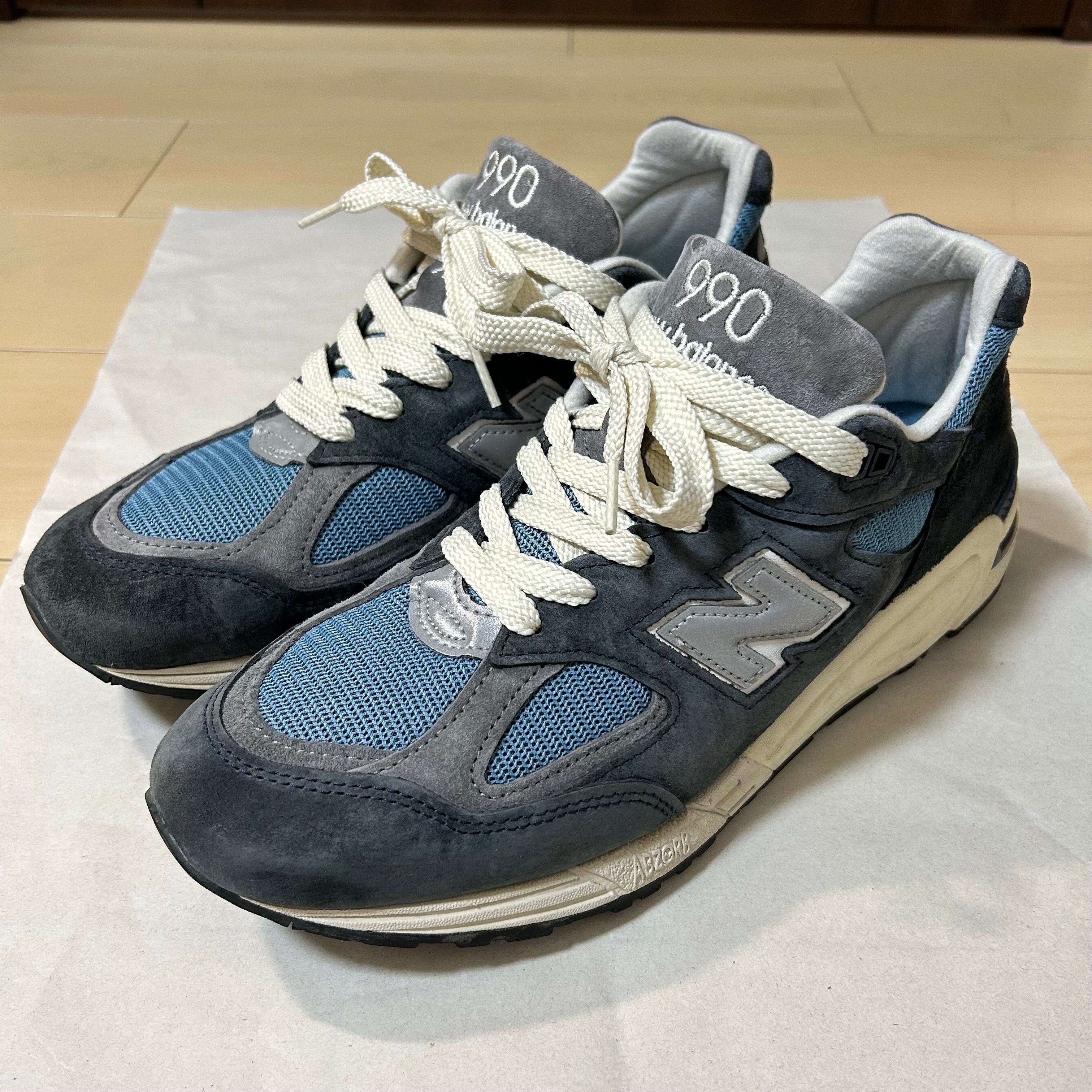 New Balance 990V2 "Navy/Castlerock"