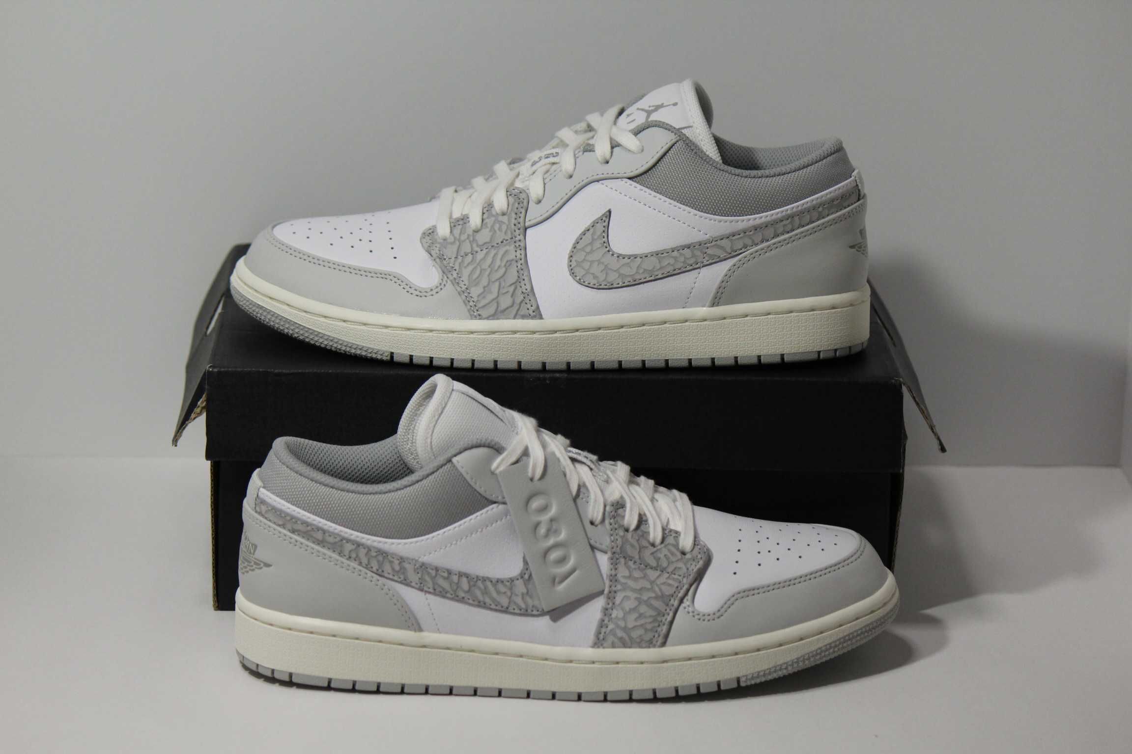 Nike Air Jordan 1 Low PRM "Elephant Print/Safari"