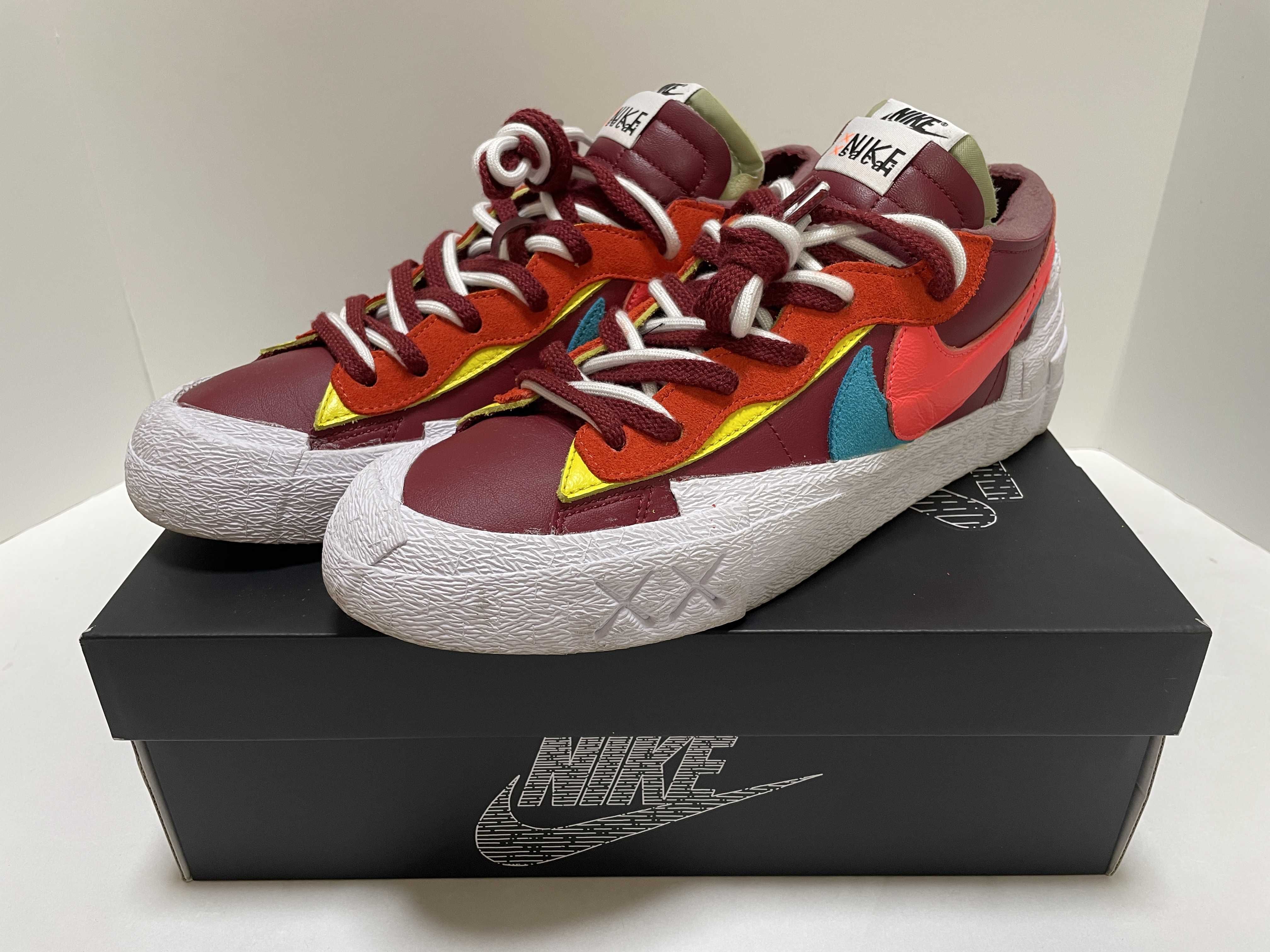 KAWS × sacai × Nike Blazer Low "Team Red"