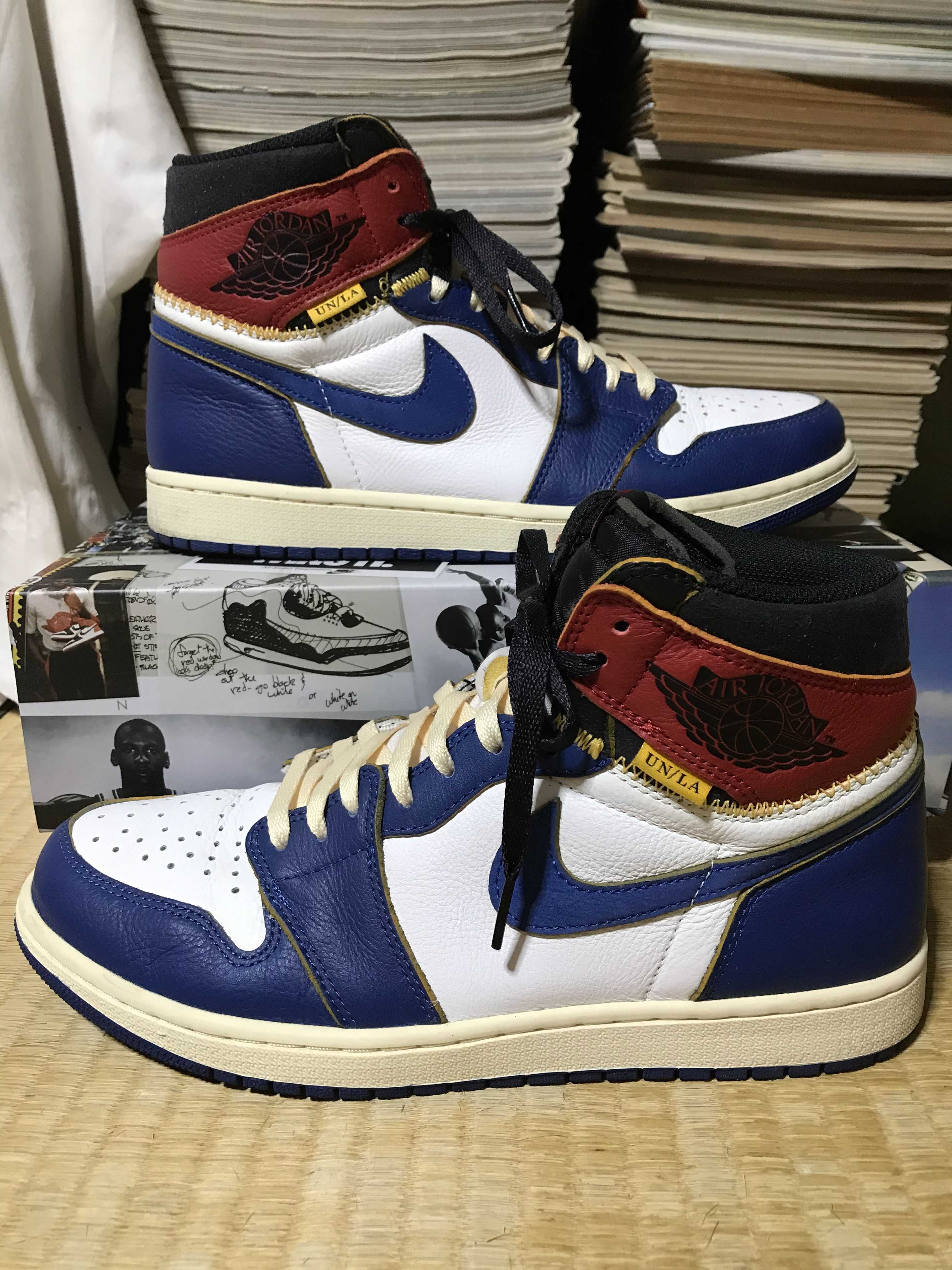 Union × Nike Air Jordan 1 Retro High OG NRG "Storm Blue/Varsity Red"