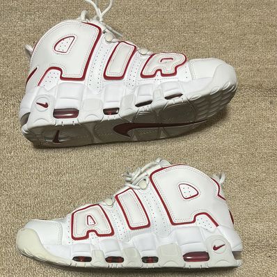 NIKE AIR MORE UPTEMPO "WHITE/VARSITY RED" (2021)