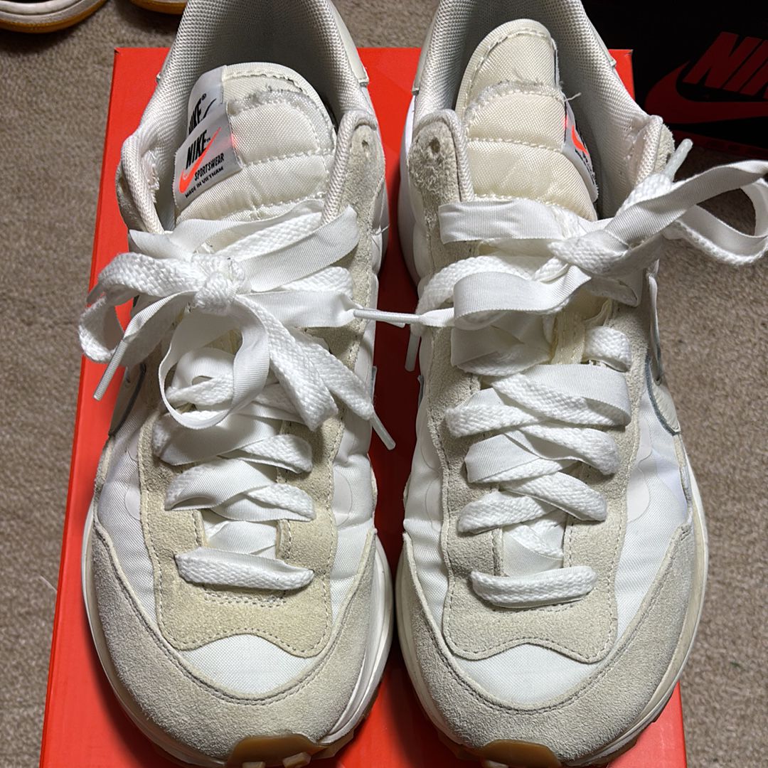 sacai × Nike Vapor Waffle "White Gum"