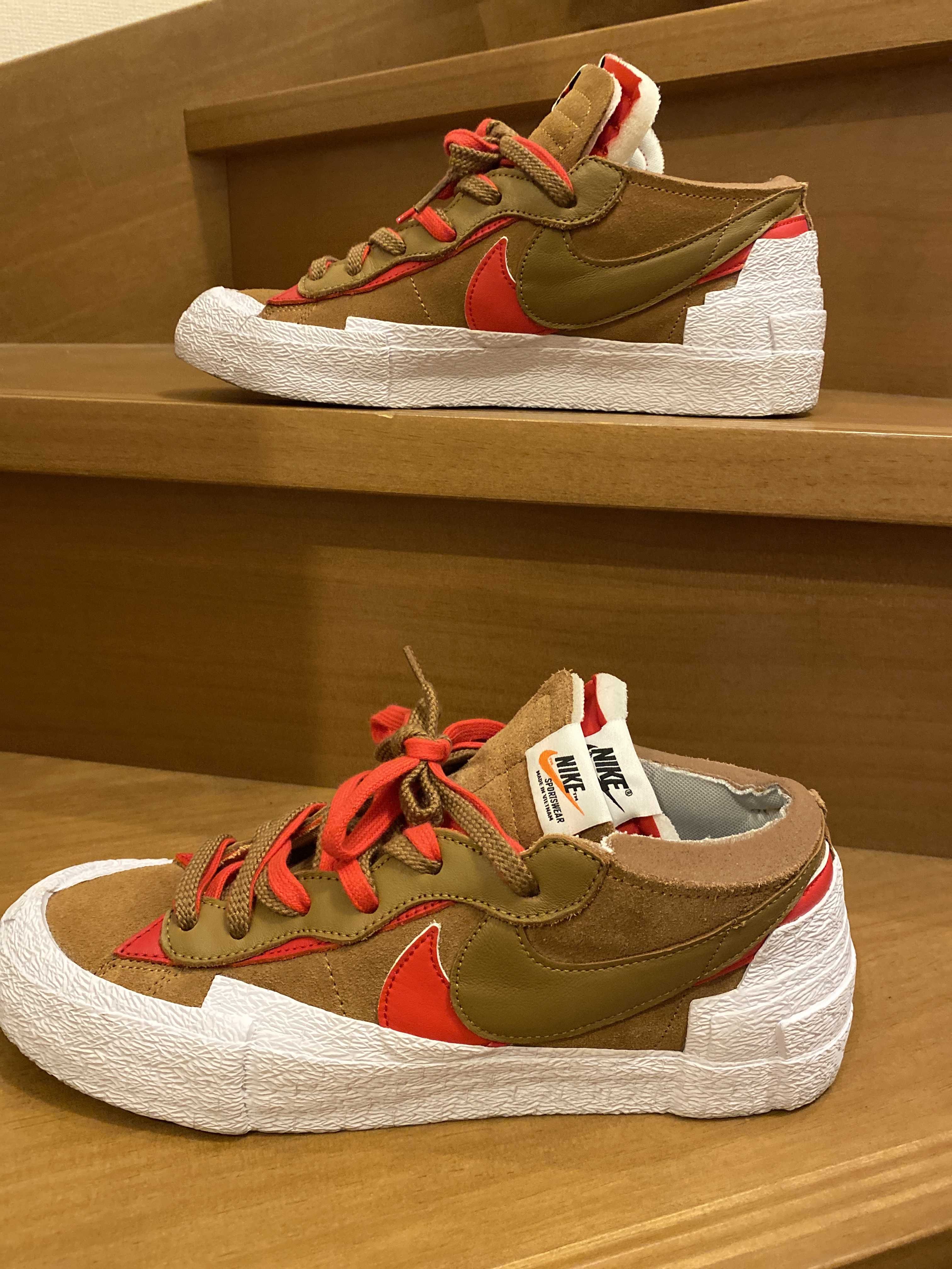 SACAI × NIKE BLAZER LOW "BRITISH TAN"