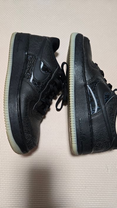 Space Players × Nike GS Air Force 1 Low "Black"