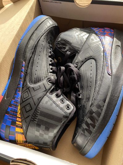 NIKE AIR JORDAN 2 RETRO BHM "BLACK"