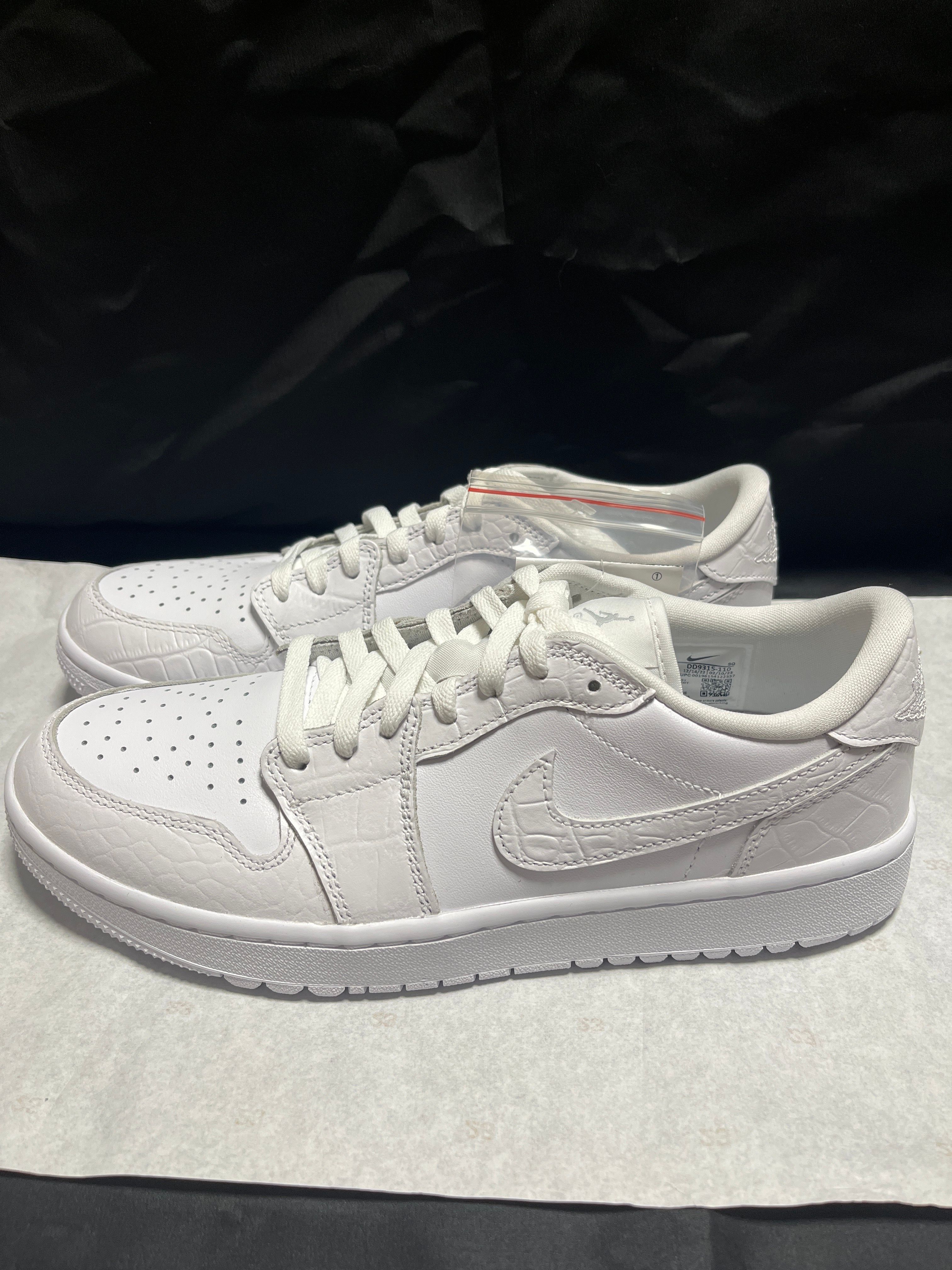 Nike Air Jordan 1 Low Golf "Triple White"