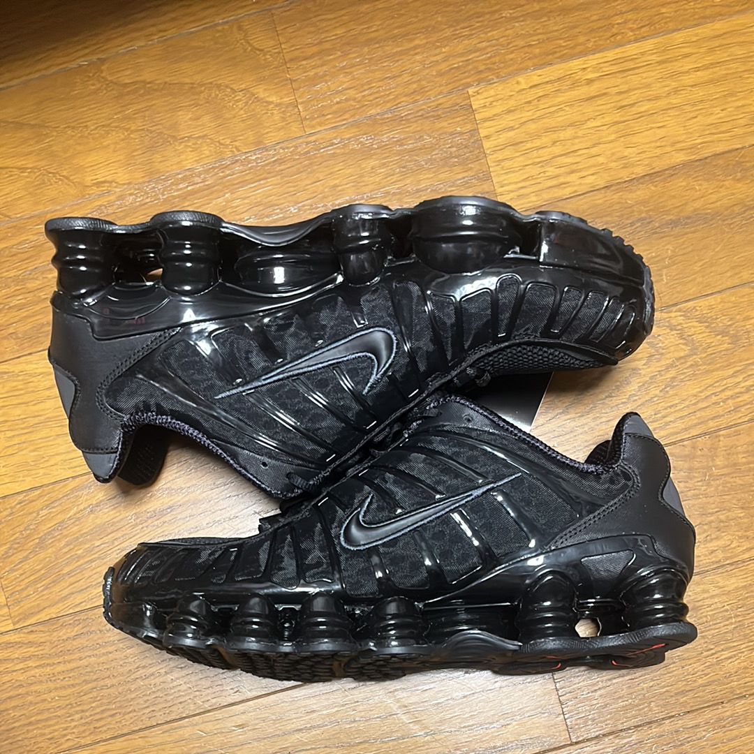 Nike Shox TL "Black/Metallic Hematite/Max Orange/Black"