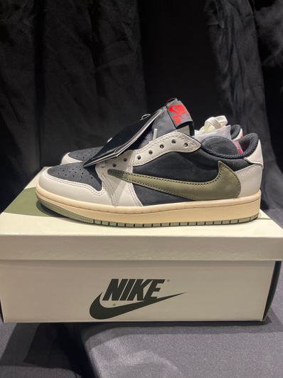 Travis Scott × Nike Women's Air Jordan 1 Low OG "Medium Olive"
