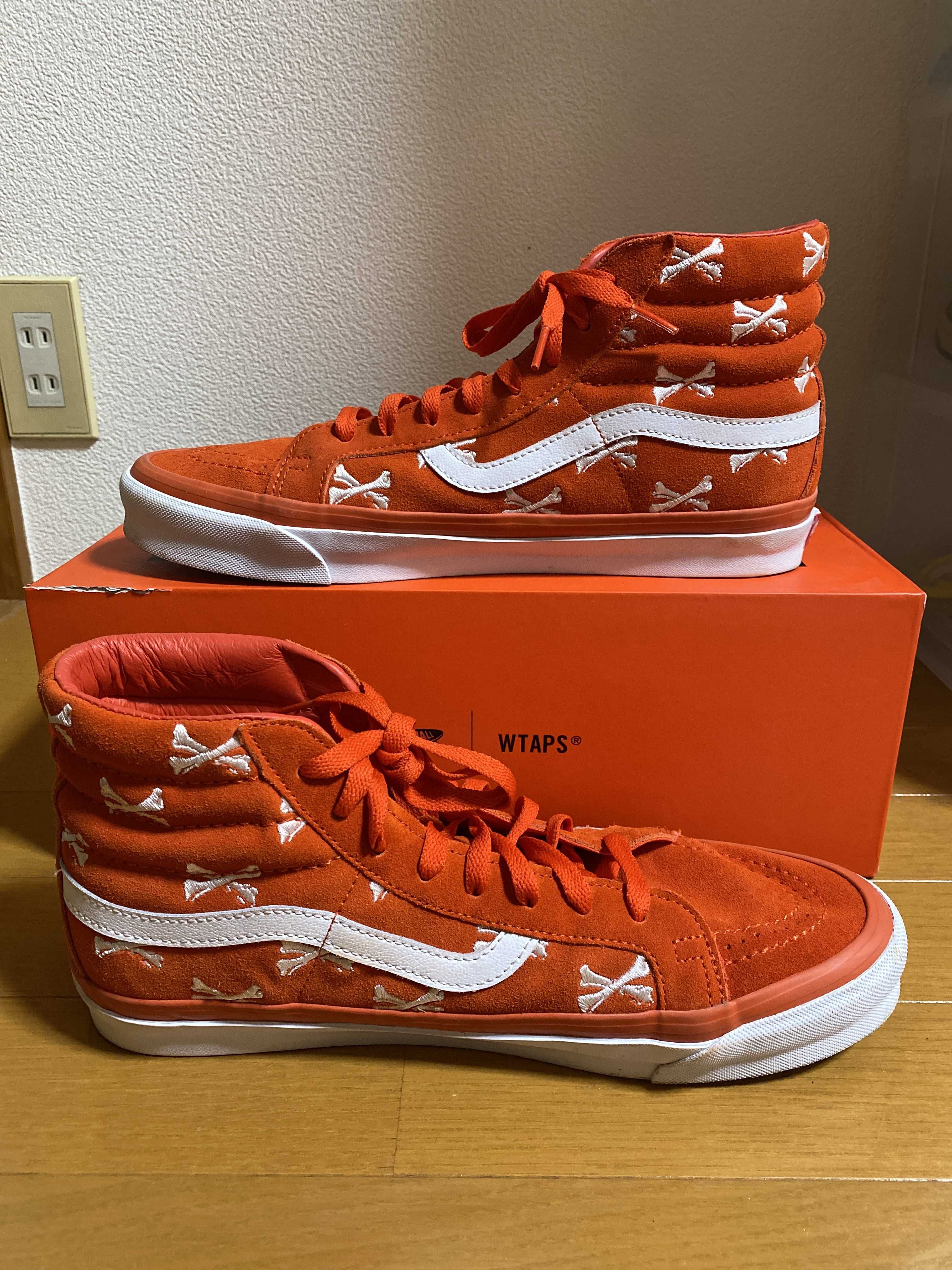 WTAPS × VANS VAULT SK8-HI LX "ORANGE/WHITE"