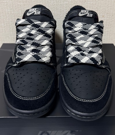 Travis Scott × Nike Air Jordan 1 Low OG SP "Black Phantom"