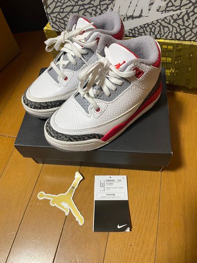 Nike PS Air Jordan 3 Retro "Fire Red"