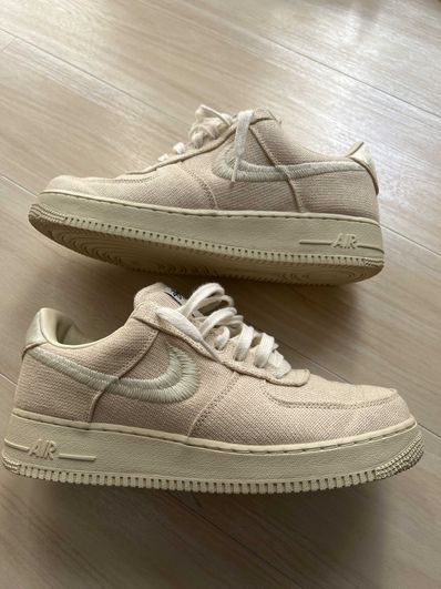 Stussy × Nike Air Force 1 Low "Fossil Stone"