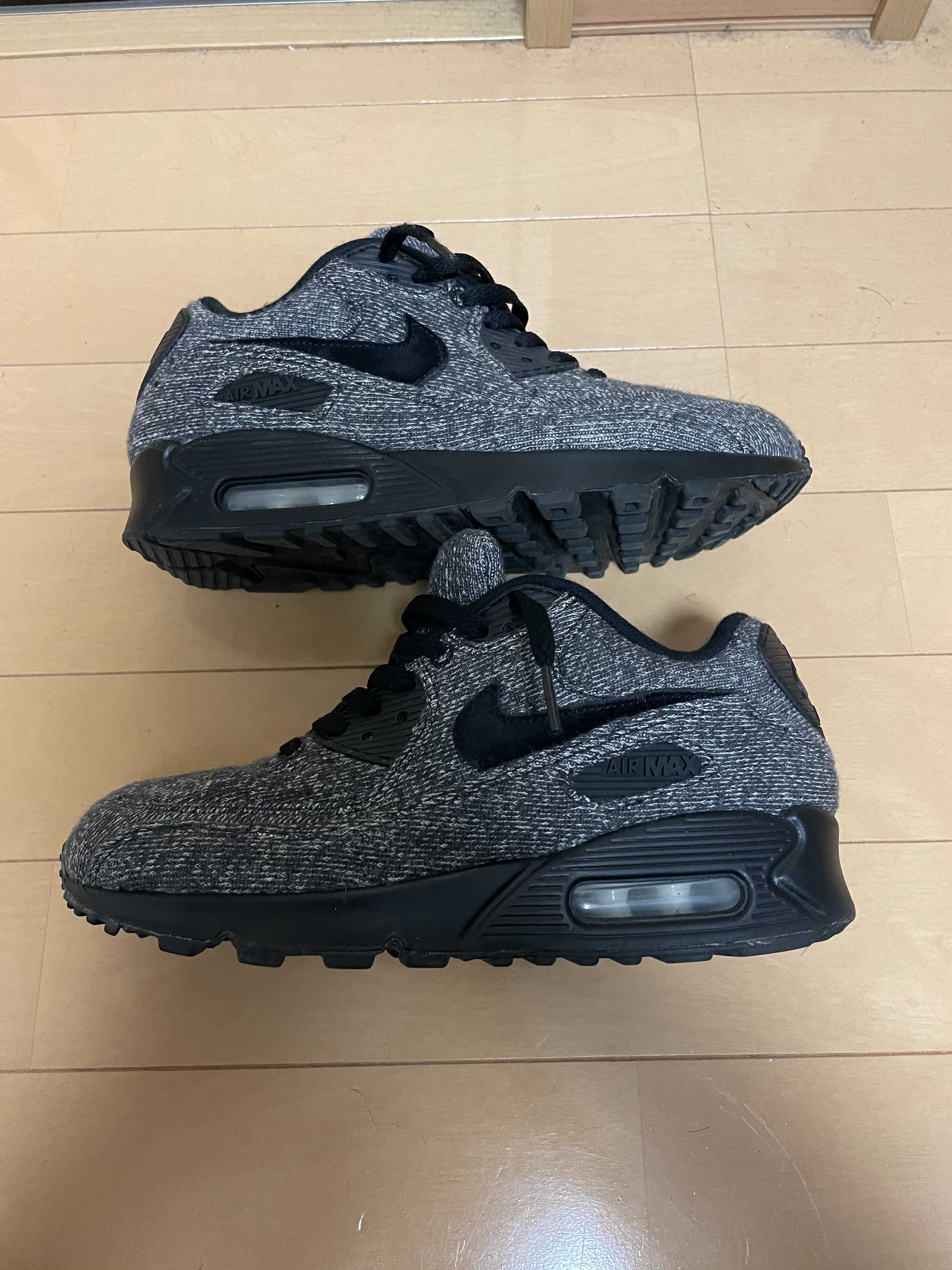 LOOPWHEELER × Nike Air Max 90 "Grey/Black"