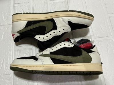 Travis Scott × Nike Women's Air Jordan 1 Low OG "Medium Olive"