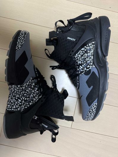 ACRONYM × Nike Air Presto Mid "Cool Grey/Black"