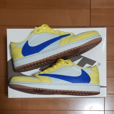 Travis Scott × Nike Women's Air Jordan 1 Retro Low OG "Canary"