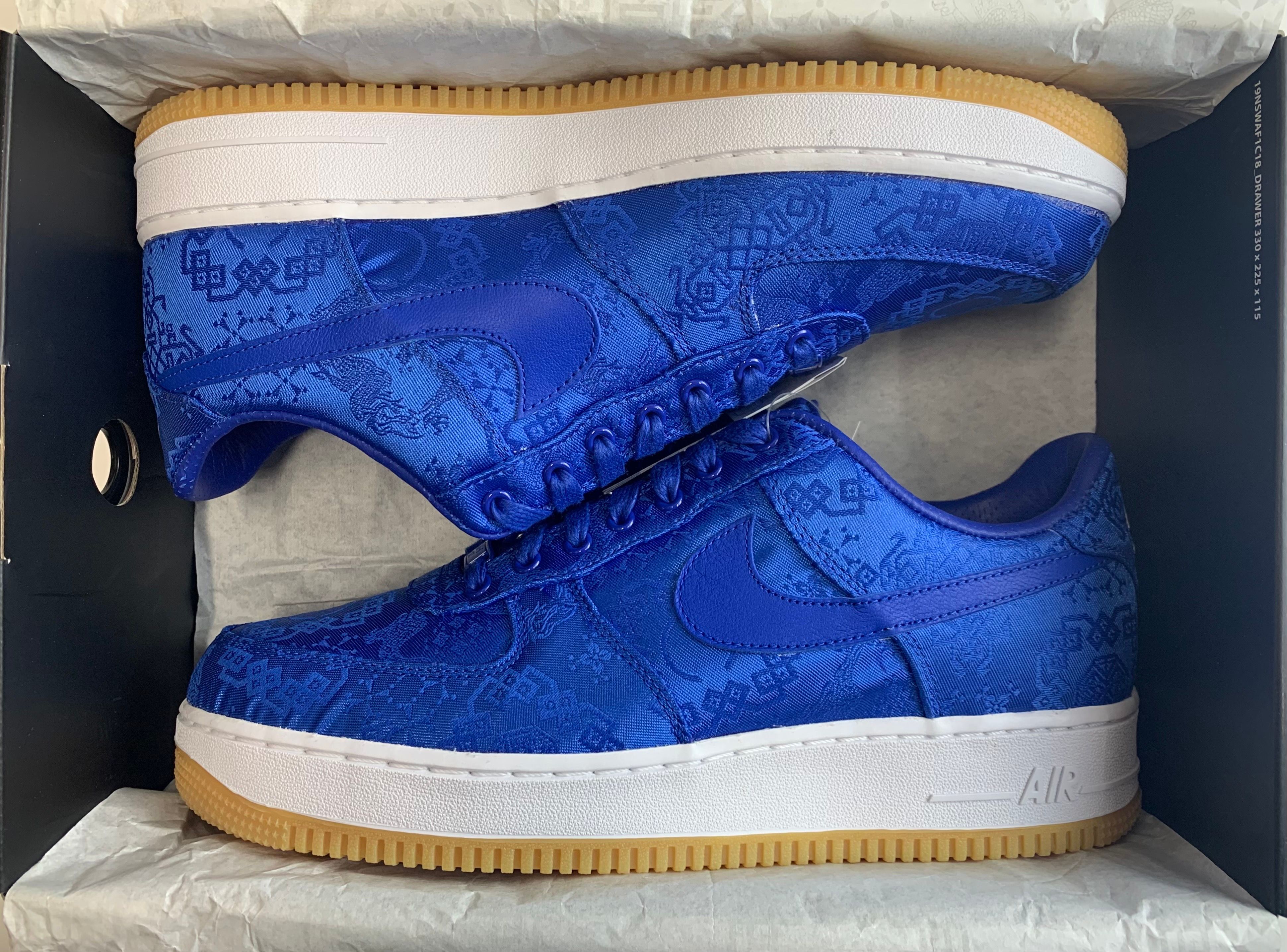 CLOT × Nike Air Force 1 Low "Blue"