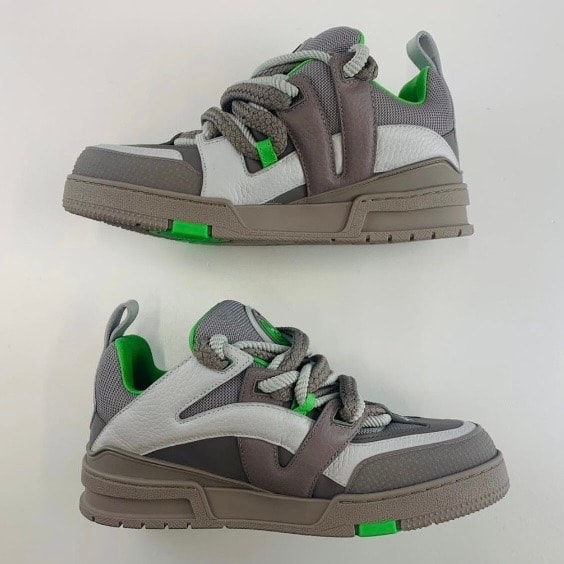 ルイヴィトン LV スケート・ライン スニーカー "グリ"