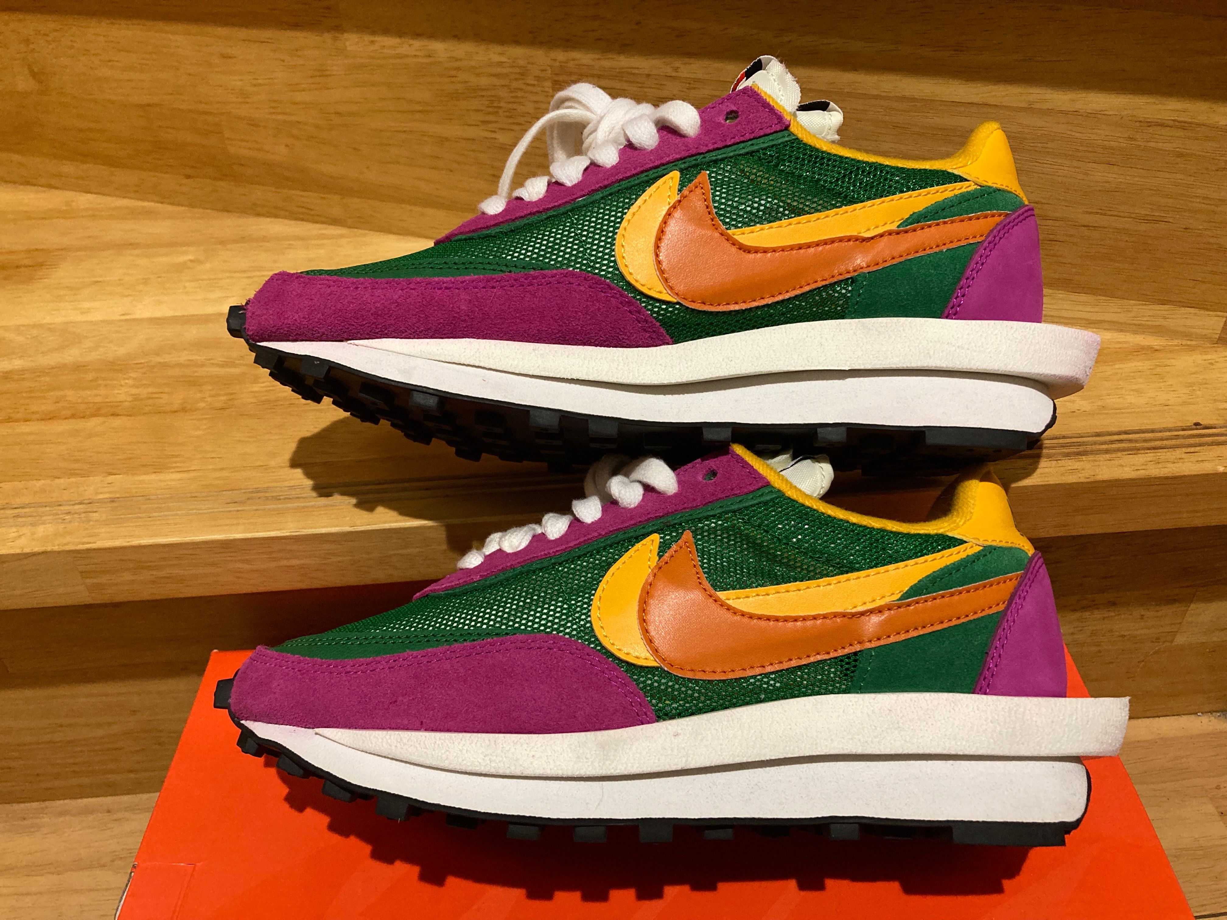 sacai × NIKE LDV WAFFLE "PINE GREEN"