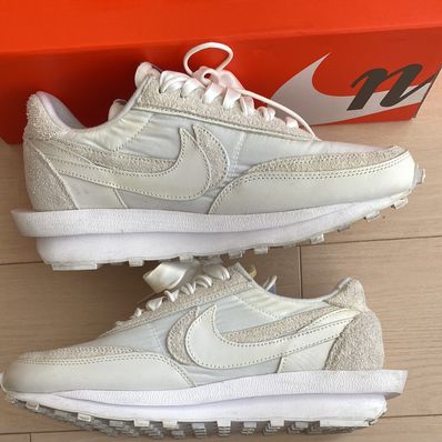 sacai × Nike LDV Waffle "Triple White"