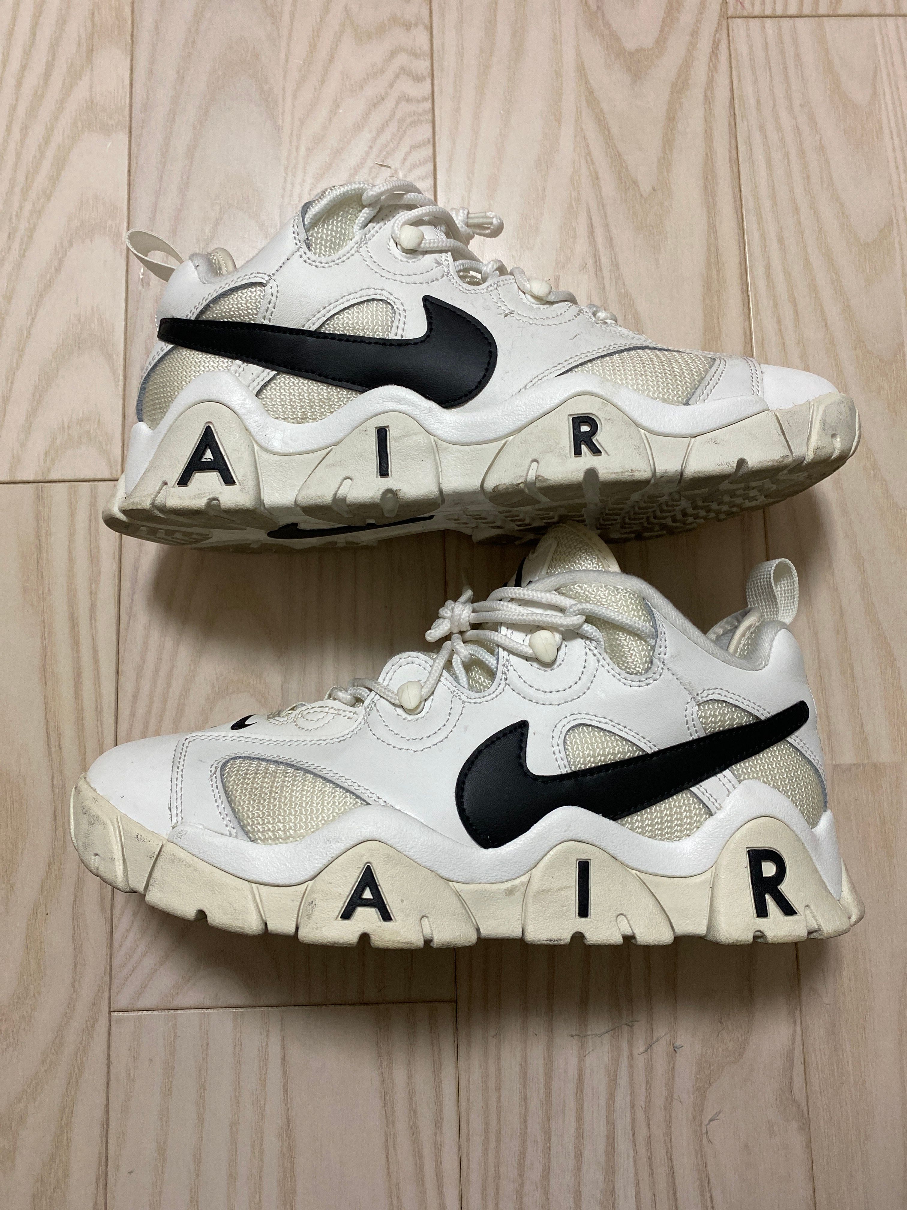 NIKE AIR BARRAGE LOW "WHITE/BLACK"