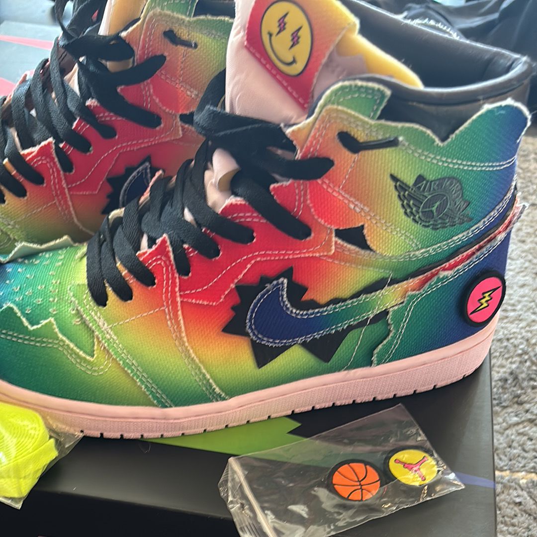 J Balvin × Nike Air Jordan 1 High OG "Rainbow"